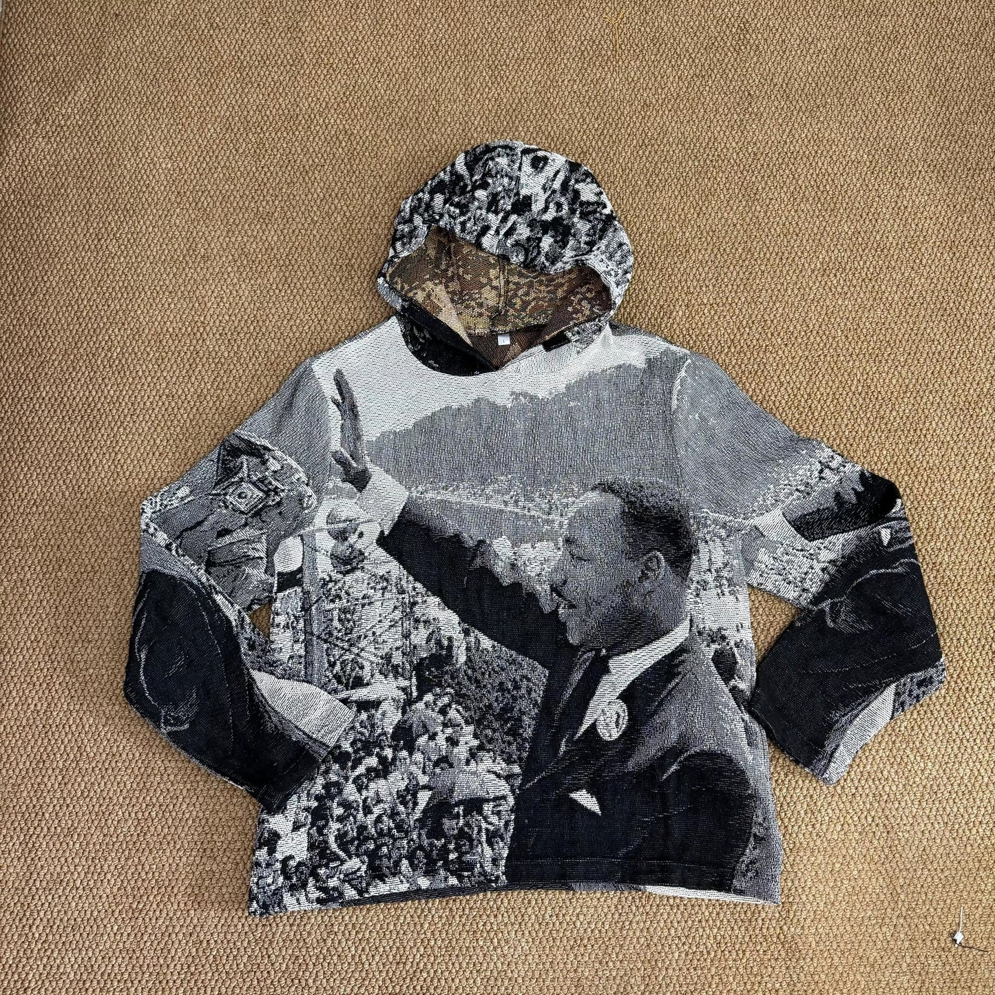 RDMCLOTHINGART L tapestry hoodie 9079