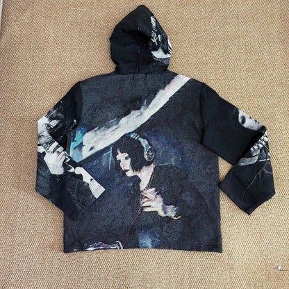 RDMCLOTHINGART L tapestry hoodie 9080