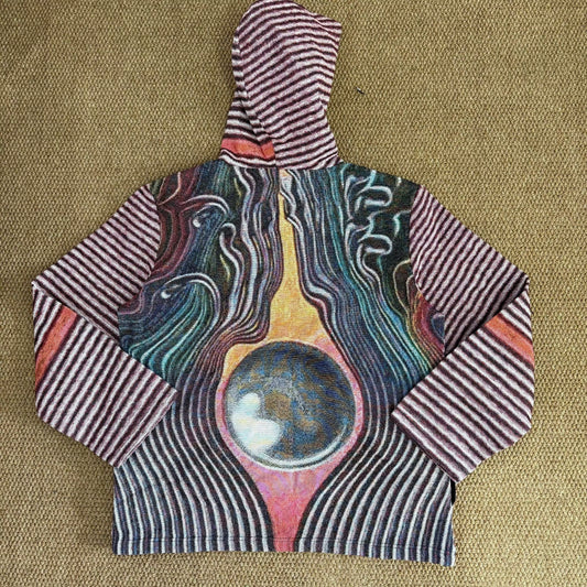 RDMCLOTHINGART L tapestry hoodie 9089