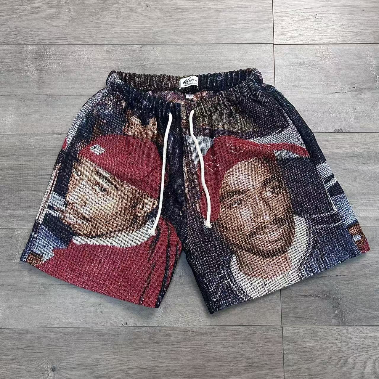 RDMCLOTHINGART tapestry hoodie 2PAC V5 TAPESTRY SHORTS-6795