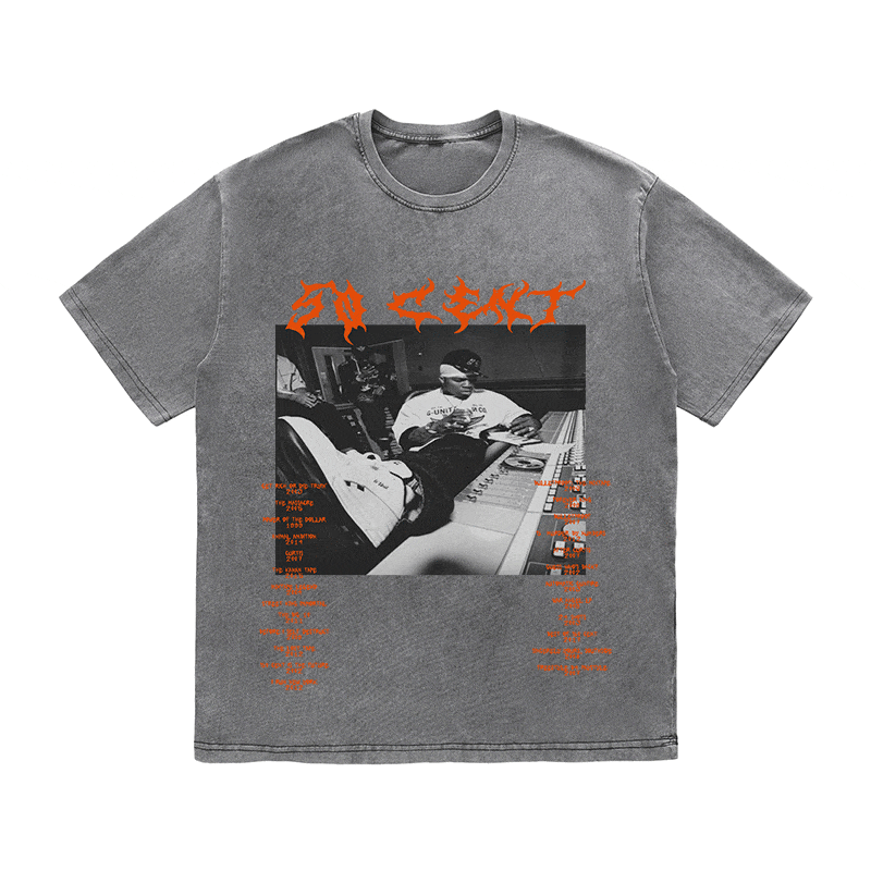 RDMCLOTHINGART tapestry hoodie 50 CENT HEAVY WEIGHT COTTON TEE-8922