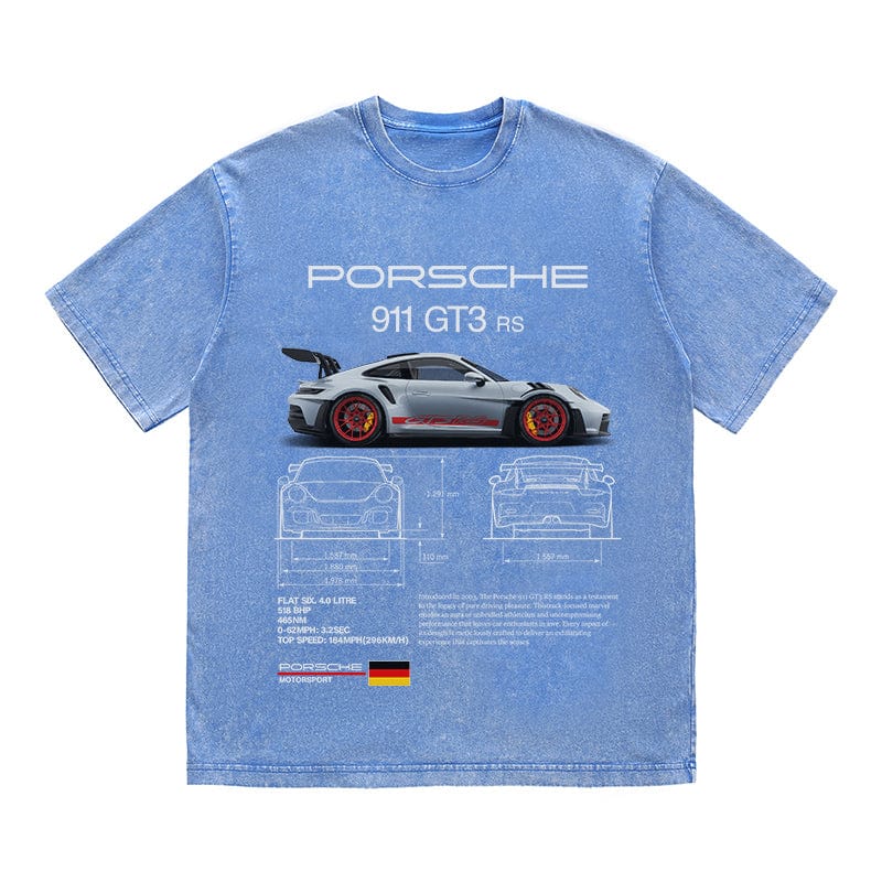 RDMCLOTHINGART tapestry hoodie 911 GT3 RS HEAVY COTTON TEES-9392