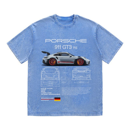 RDMCLOTHINGART tapestry hoodie 911 GT3 RS HEAVY COTTON TEES-9392