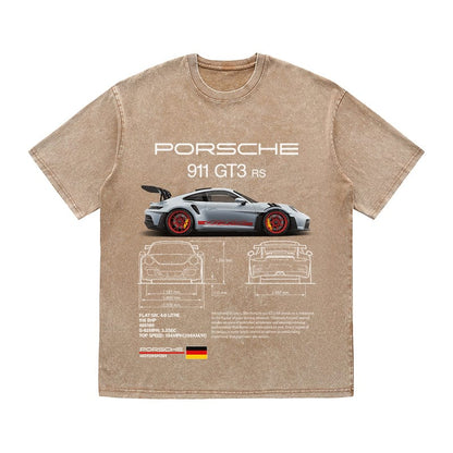 RDMCLOTHINGART tapestry hoodie 911 GT3 RS HEAVY COTTON TEES-9392