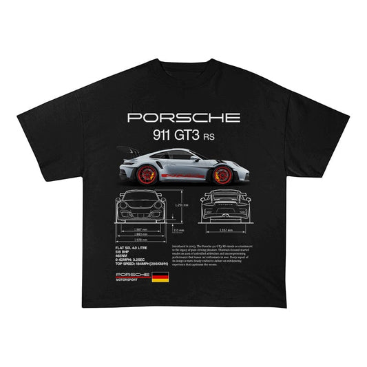 RDMCLOTHINGART tapestry hoodie 911 GT3 RS HEAVY COTTON TEES-9392