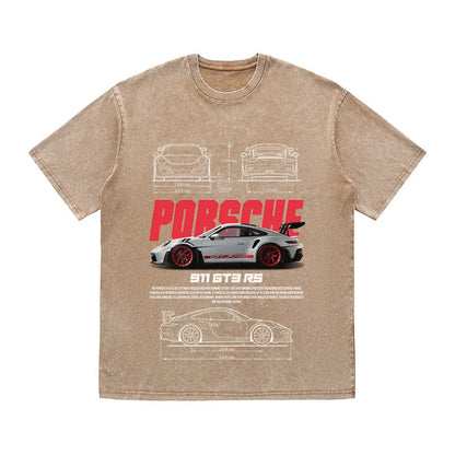RDMCLOTHINGART tapestry hoodie 911 GT3 RS HEAVY COTTON TEES-9394