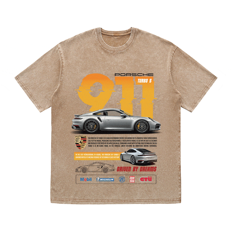 RDMCLOTHINGART tapestry hoodie 911 HEAVY WEIGHT COTTON TEE-8842