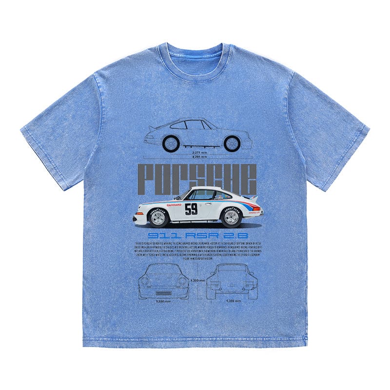 RDMCLOTHINGART tapestry hoodie 911 RSR 2.8 HEAVY COTTON TEES-9395