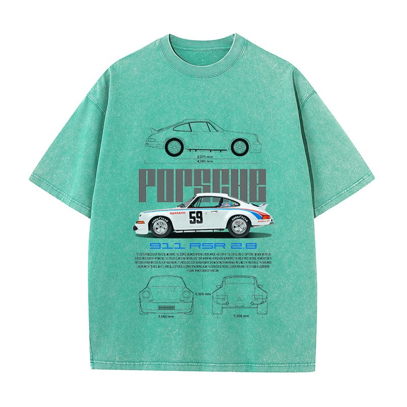 RDMCLOTHINGART tapestry hoodie 911 RSR 2.8 HEAVY COTTON TEES-9395