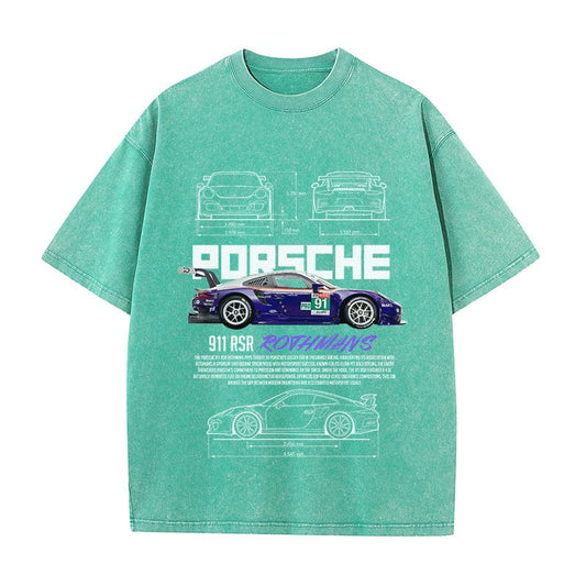 RDMCLOTHINGART tapestry hoodie 911 RSR ROTHMANS HEAVY COTTON TEES-9402