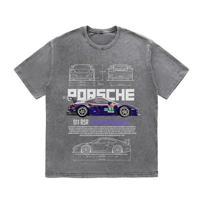 RDMCLOTHINGART tapestry hoodie 911 RSR ROTHMANS HEAVY COTTON TEES-9402