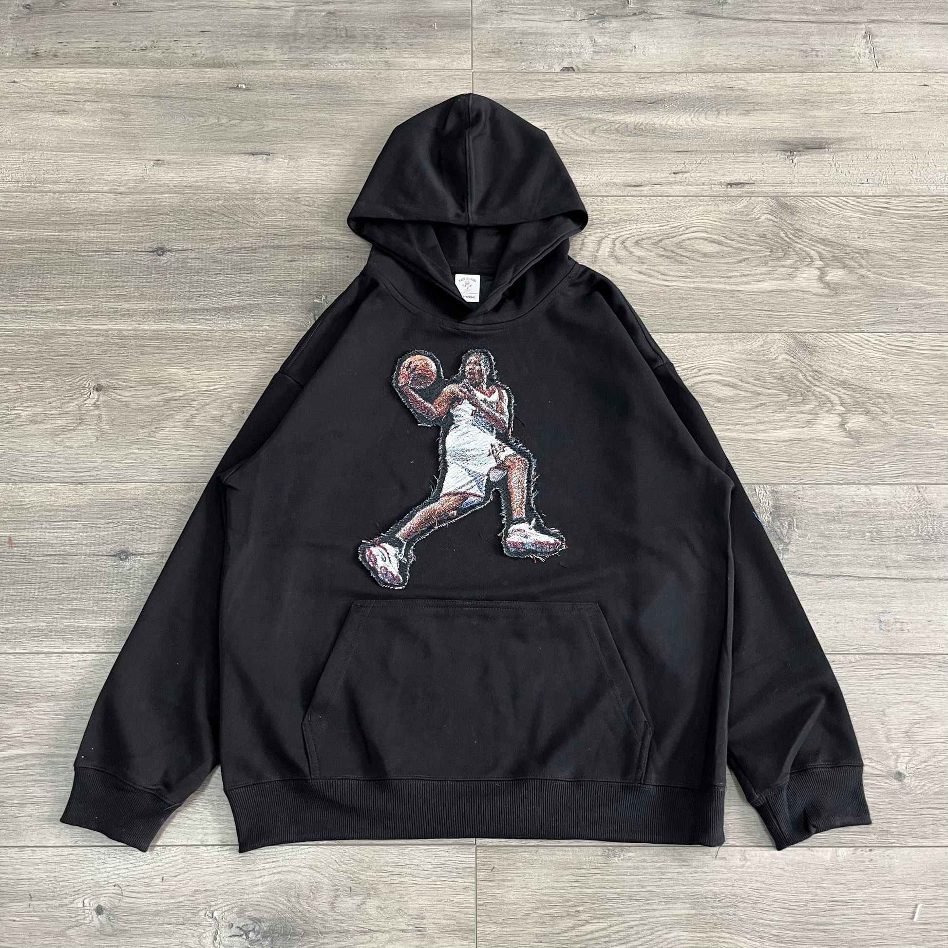 AI FLY TAPESTRY PATCH HOODIE-9001 - RDMCLOTHINGART