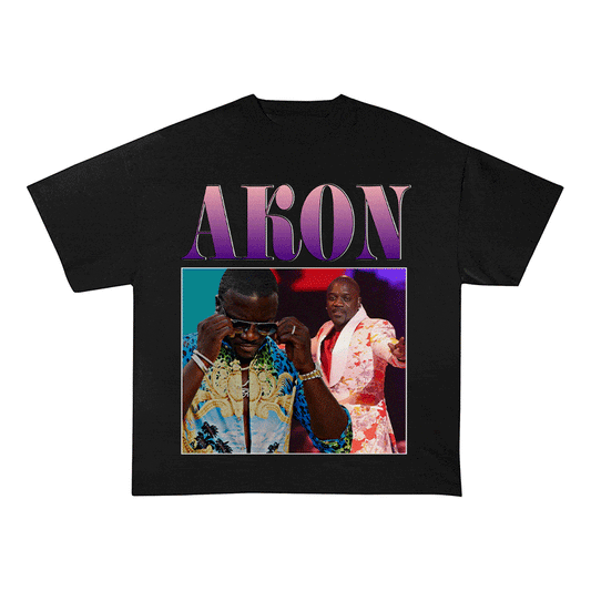 RDMCLOTHINGART tapestry hoodie AKON HEAVY WEIGHT COTTON TEE-8849