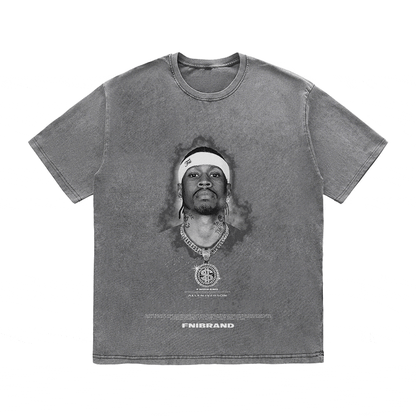 RDMCLOTHINGART tapestry hoodie ALLEN HEAVY WEIGHT COTTON TEE-9300