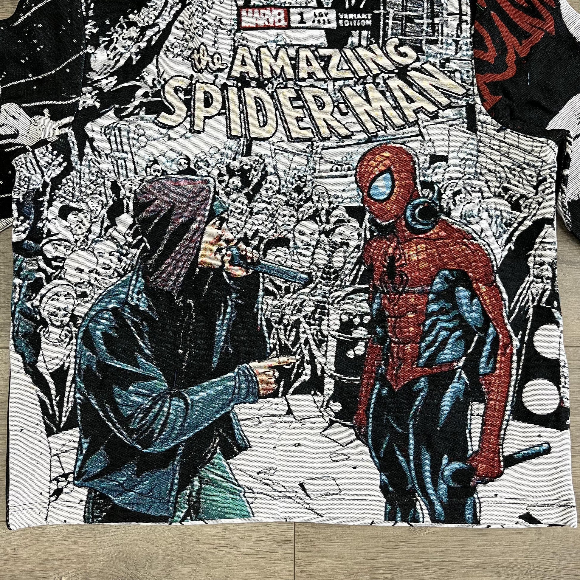 AMAZING SPIDER&VENOM TAPESTRY HOODIE - RDMCLOTHINGART