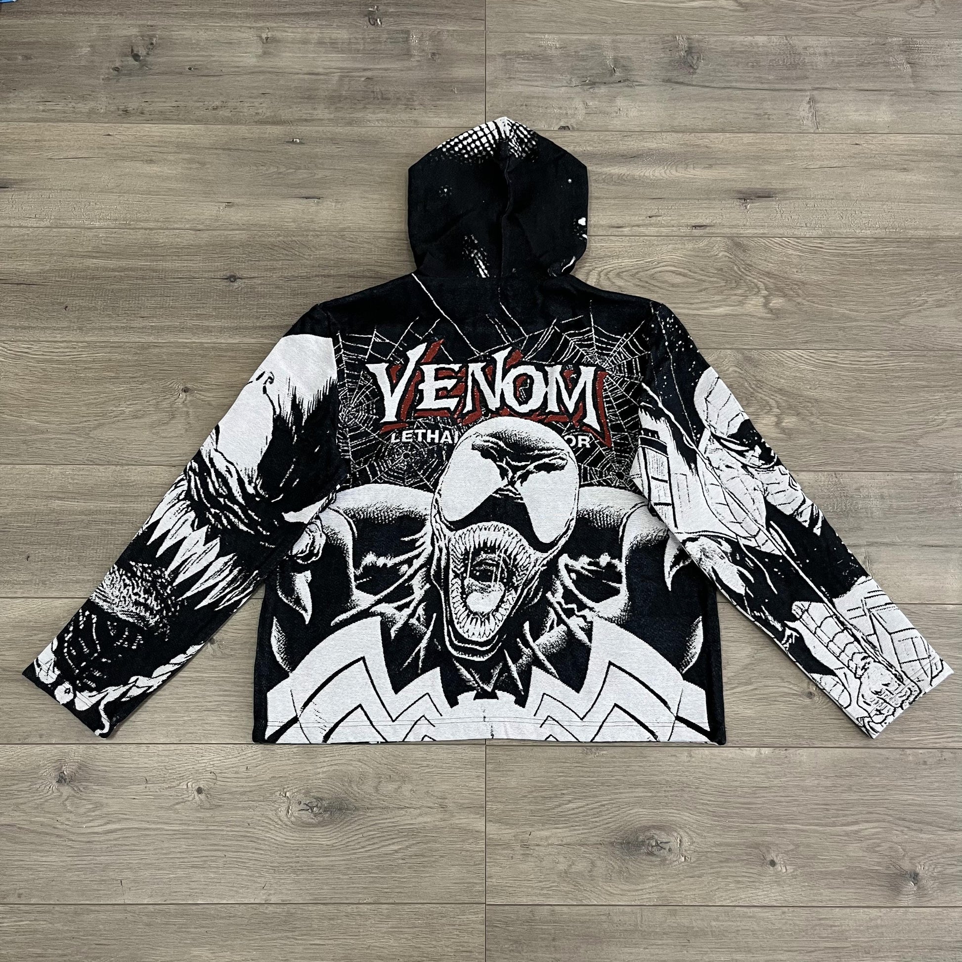 AMAZING SPIDER&VENOM TAPESTRY HOODIE - RDMCLOTHINGART