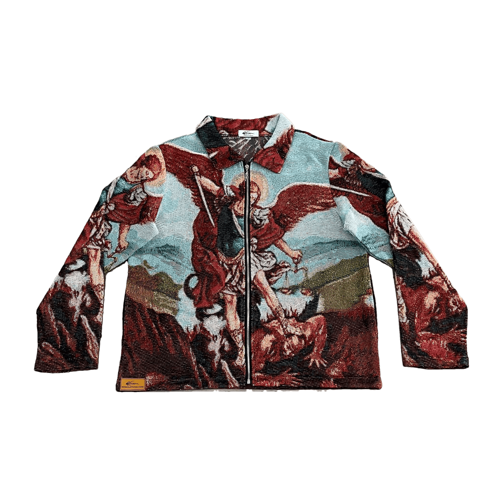 RDMCLOTHINGART tapestry hoodie ARCHANGEL MICHAEL TAPESTRY JACKET