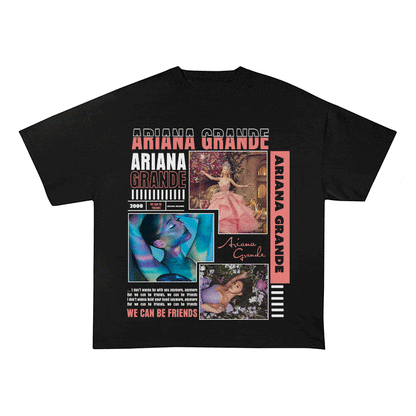 RDMCLOTHINGART tapestry hoodie ARIANA GRANDE HEAVY WEIGHT COTTON TEE-8988