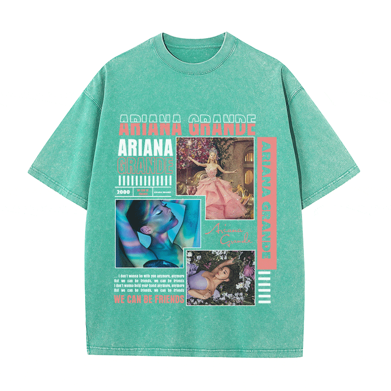 RDMCLOTHINGART tapestry hoodie ARIANA GRANDE HEAVY WEIGHT COTTON TEE-8988