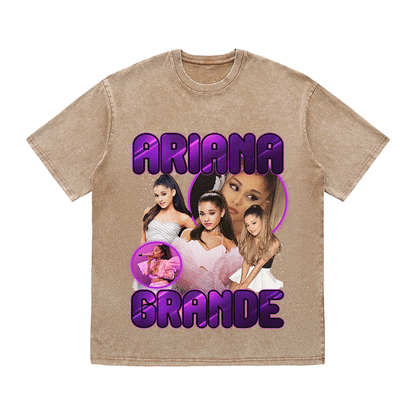 RDMCLOTHINGART tapestry hoodie ARIANA GRANDE HEAVY WEIGHT COTTON TEE-9116