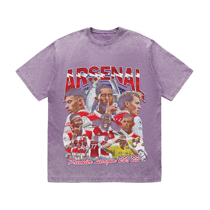 RDMCLOTHINGART tapestry hoodie ARSENAL HEAVY WEIGHT COTTON TEE-8949