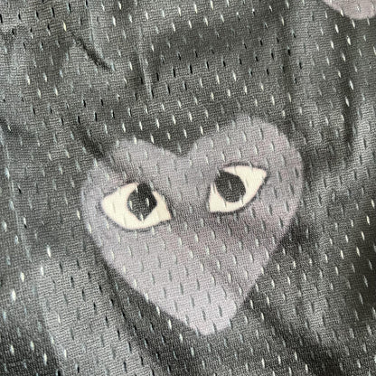 B&GREY CDG MESH SHORTS-8734 - RDMCLOTHINGART