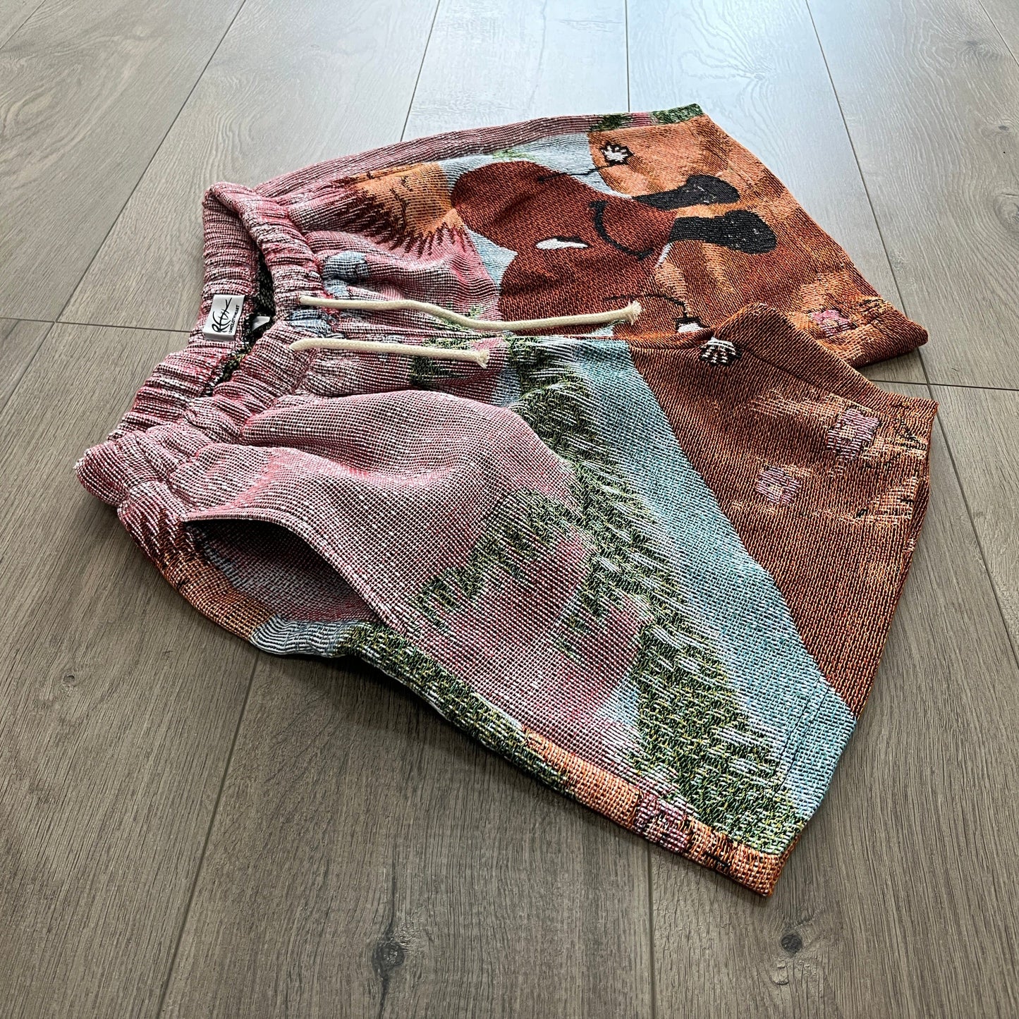 RDMCLOTHINGART tapestry hoodie BAD-BUNNY TAPESTRY SHORTS