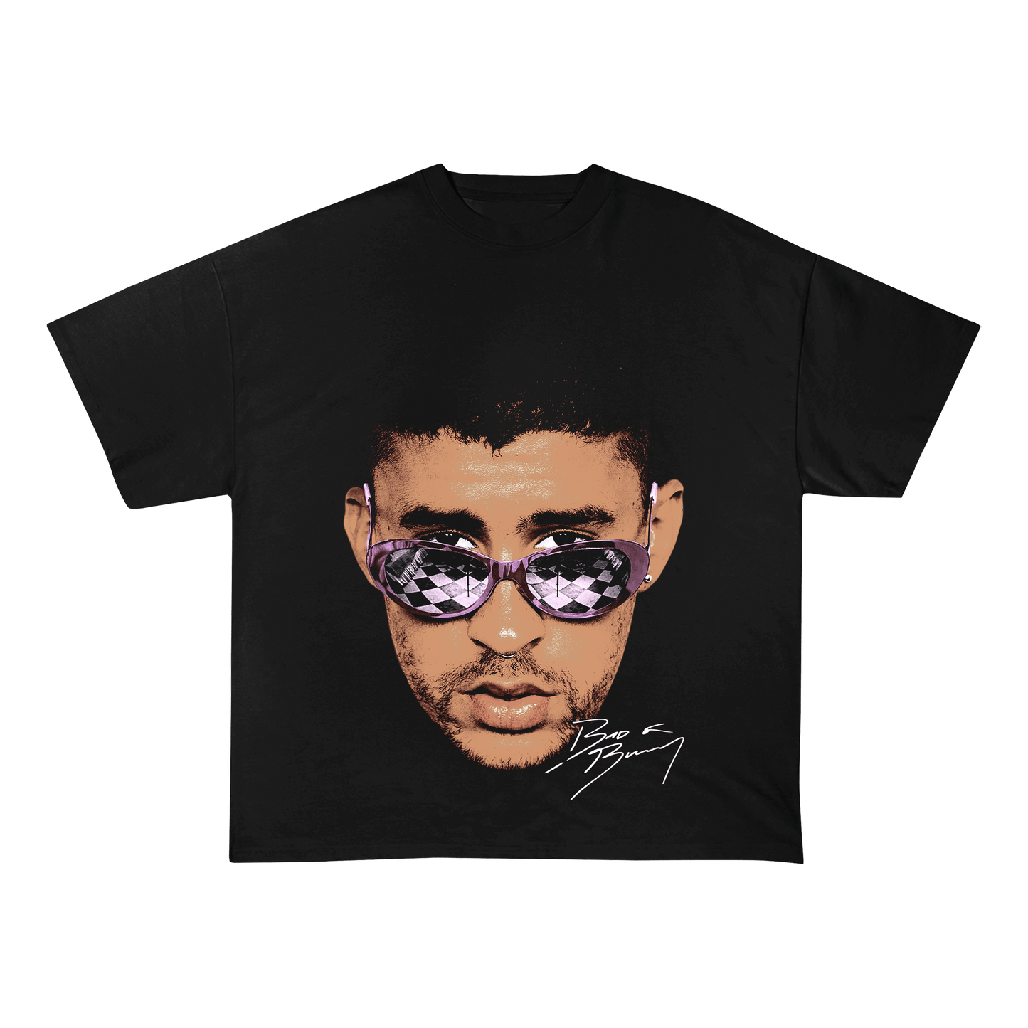 BADBUNNY HEAVY WEIGHT COTTON TEE-8016 - RDMCLOTHINGART