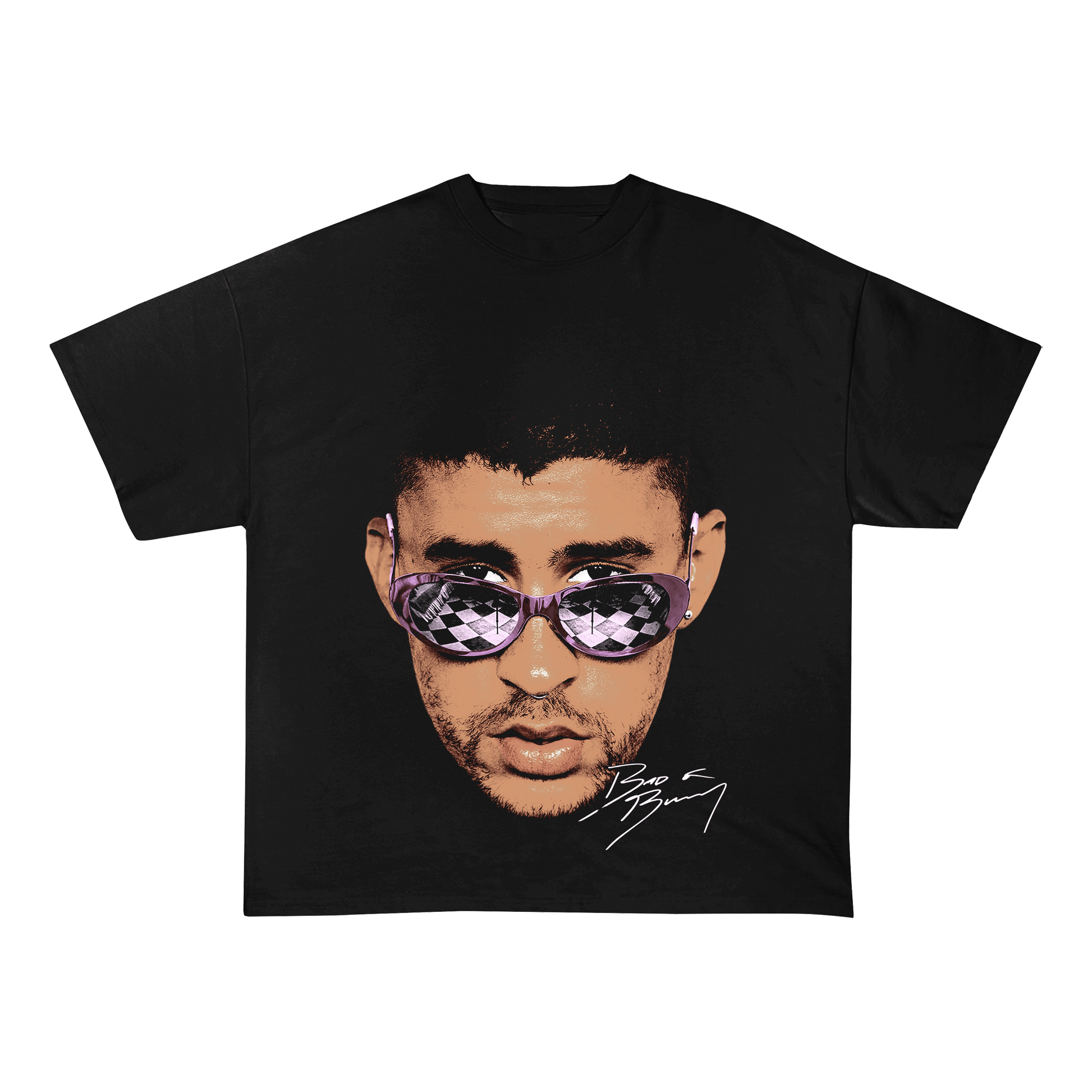 BADBUNNY HEAVY WEIGHT COTTON TEE-8016 - RDMCLOTHINGART
