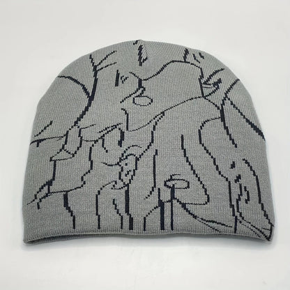 RDMCLOTHINGART tapestry hoodie BEANIE-2012