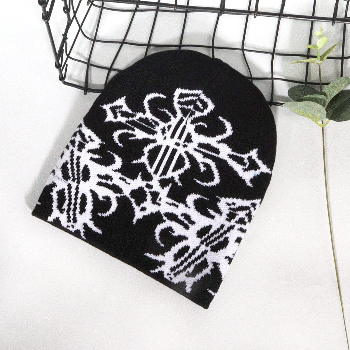 RDMCLOTHINGART tapestry hoodie BEANIE-2072