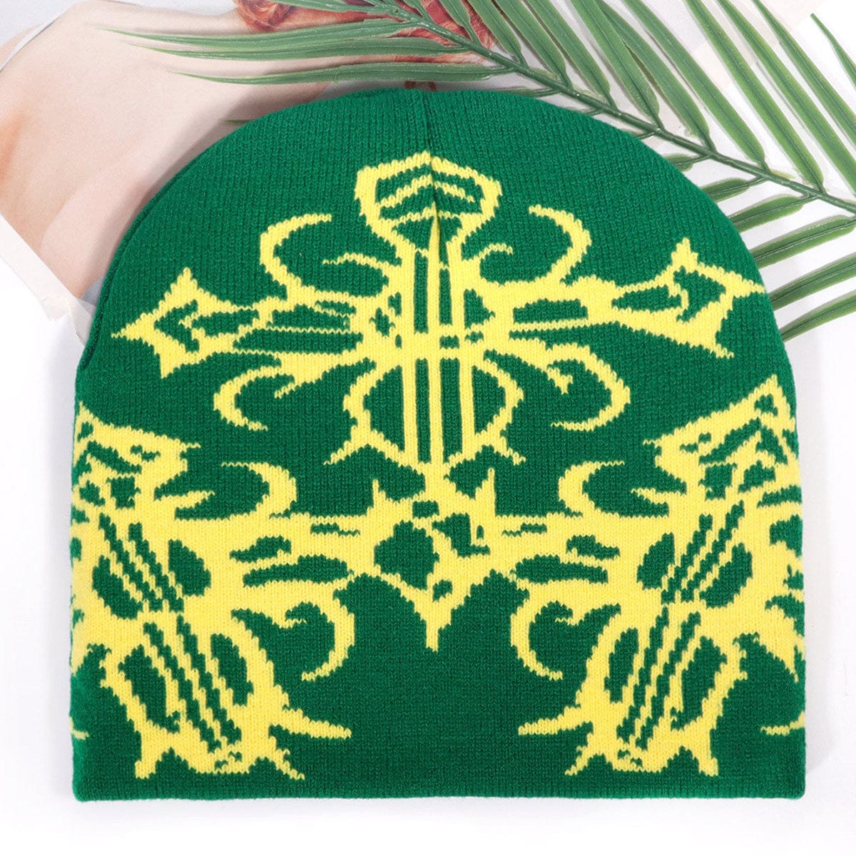 RDMCLOTHINGART tapestry hoodie BEANIE-2072