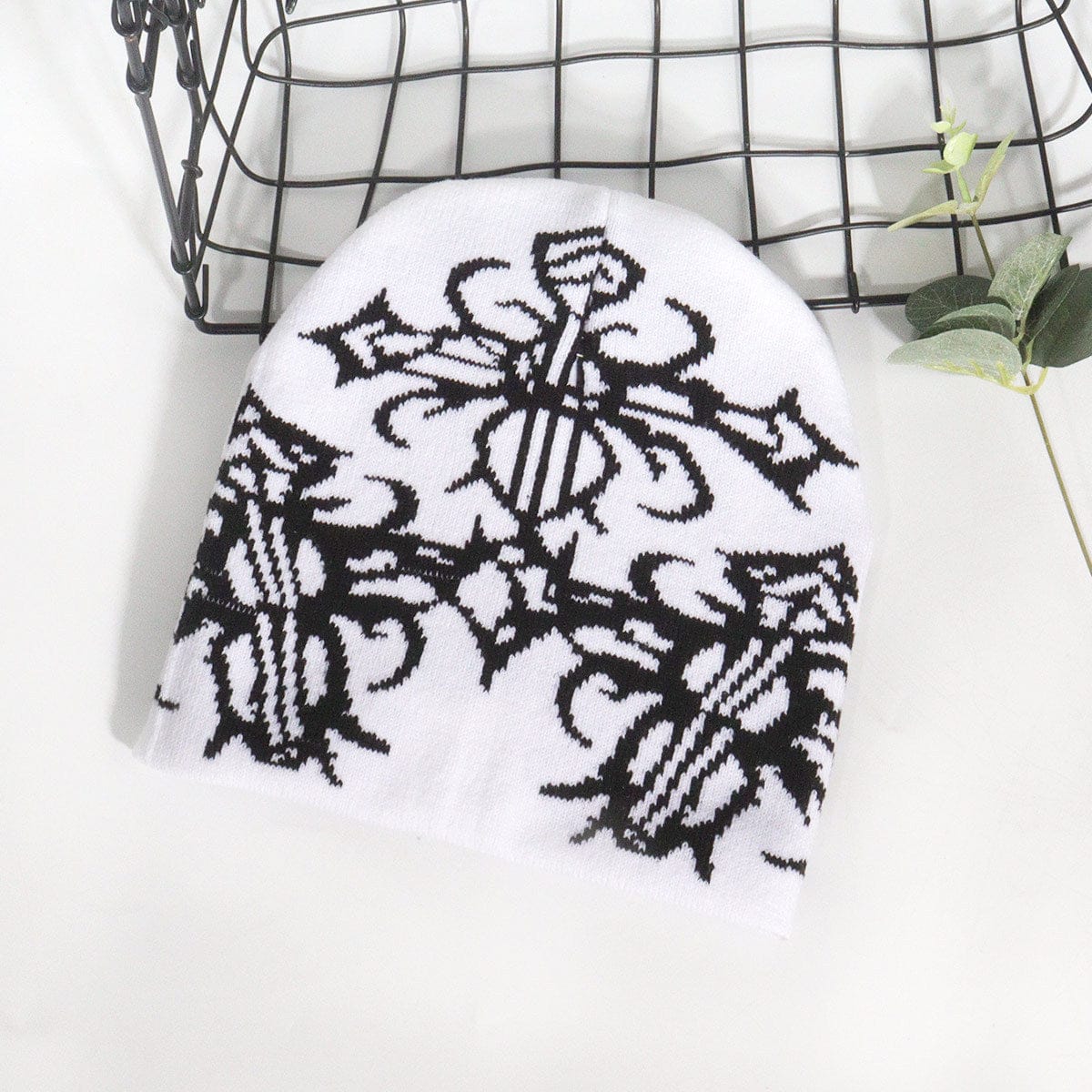 RDMCLOTHINGART tapestry hoodie BEANIE-2072