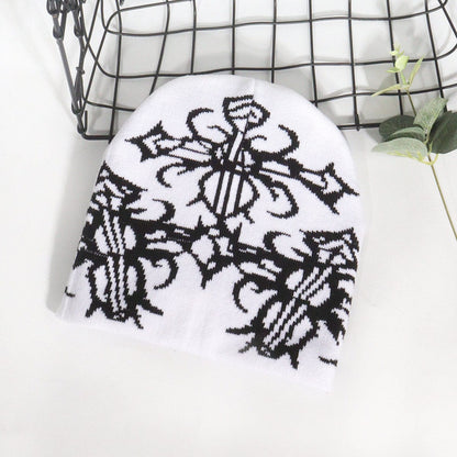 RDMCLOTHINGART tapestry hoodie BEANIE-2072