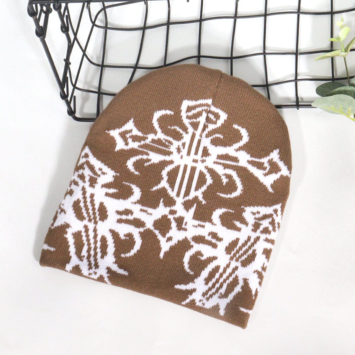 RDMCLOTHINGART tapestry hoodie BEANIE-2072