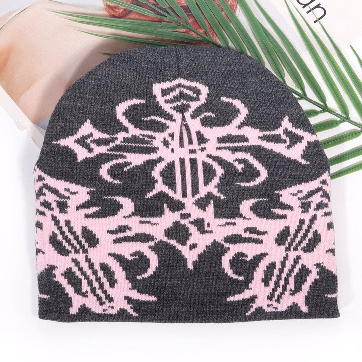 RDMCLOTHINGART tapestry hoodie BEANIE-2072