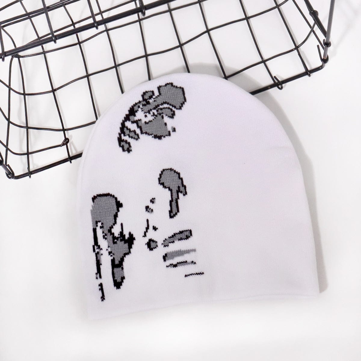 RDMCLOTHINGART tapestry hoodie BEANIE-2074