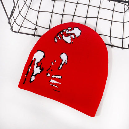 RDMCLOTHINGART tapestry hoodie BEANIE-2074