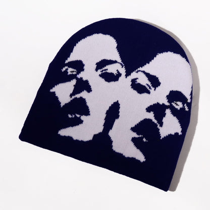 RDMCLOTHINGART tapestry hoodie BEANIE-2078