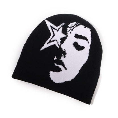 RDMCLOTHINGART tapestry hoodie BEANIE-2086