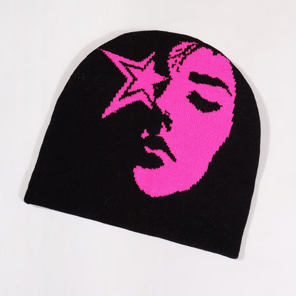 RDMCLOTHINGART tapestry hoodie BEANIE-2086