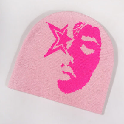 RDMCLOTHINGART tapestry hoodie BEANIE-2086