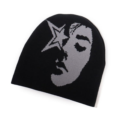 RDMCLOTHINGART tapestry hoodie BEANIE-2086