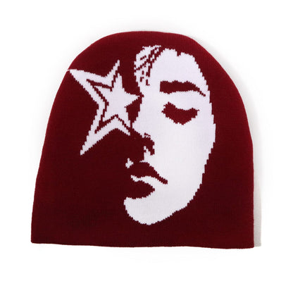 RDMCLOTHINGART tapestry hoodie BEANIE-2086