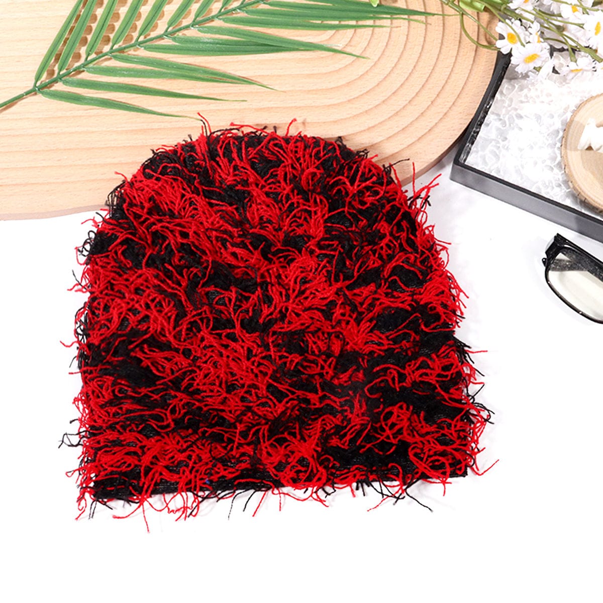 RDMCLOTHINGART tapestry hoodie BEANIE-2091
