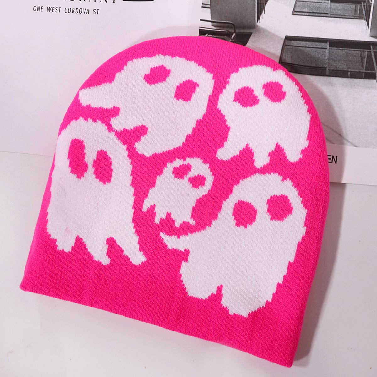 RDMCLOTHINGART tapestry hoodie BEANIE-2101