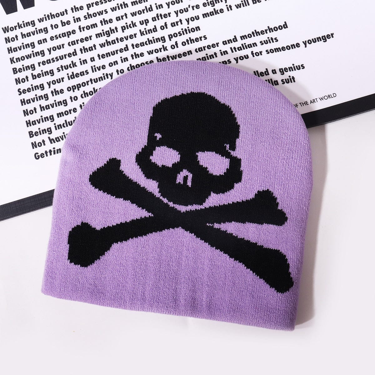 RDMCLOTHINGART tapestry hoodie BEANIE-2102