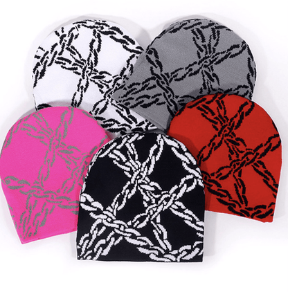RDMCLOTHINGART tapestry hoodie BEANIE-2104
