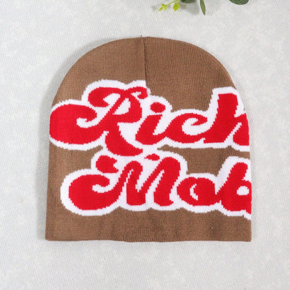 RDMCLOTHINGART tapestry hoodie BEANIE-2105