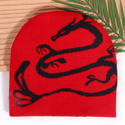 RDMCLOTHINGART tapestry hoodie BEANIE-2118